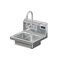 BRAZOS 16GA 14 X 10 X 5 HANDSINK W / WALL FAUCET   